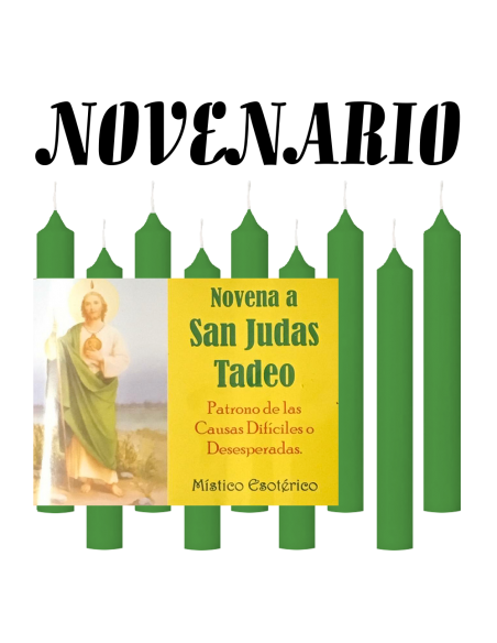 Velas novenario San Judas Tadeo