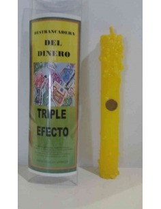 Veladora desatrancadera del dinero