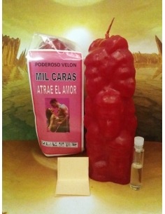 Velón mil caras amor